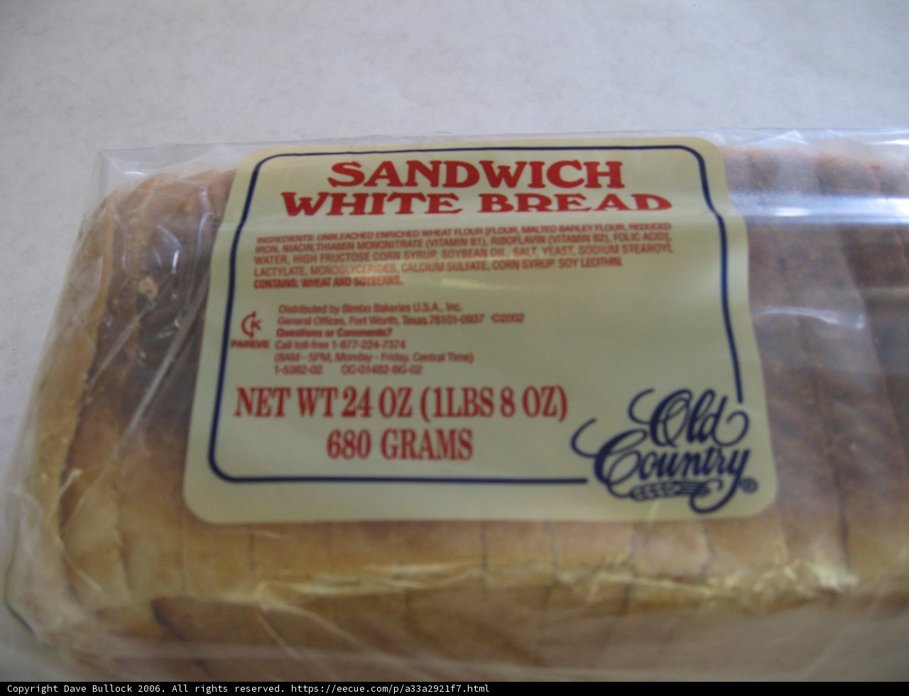 Fresh Sandwich Bread