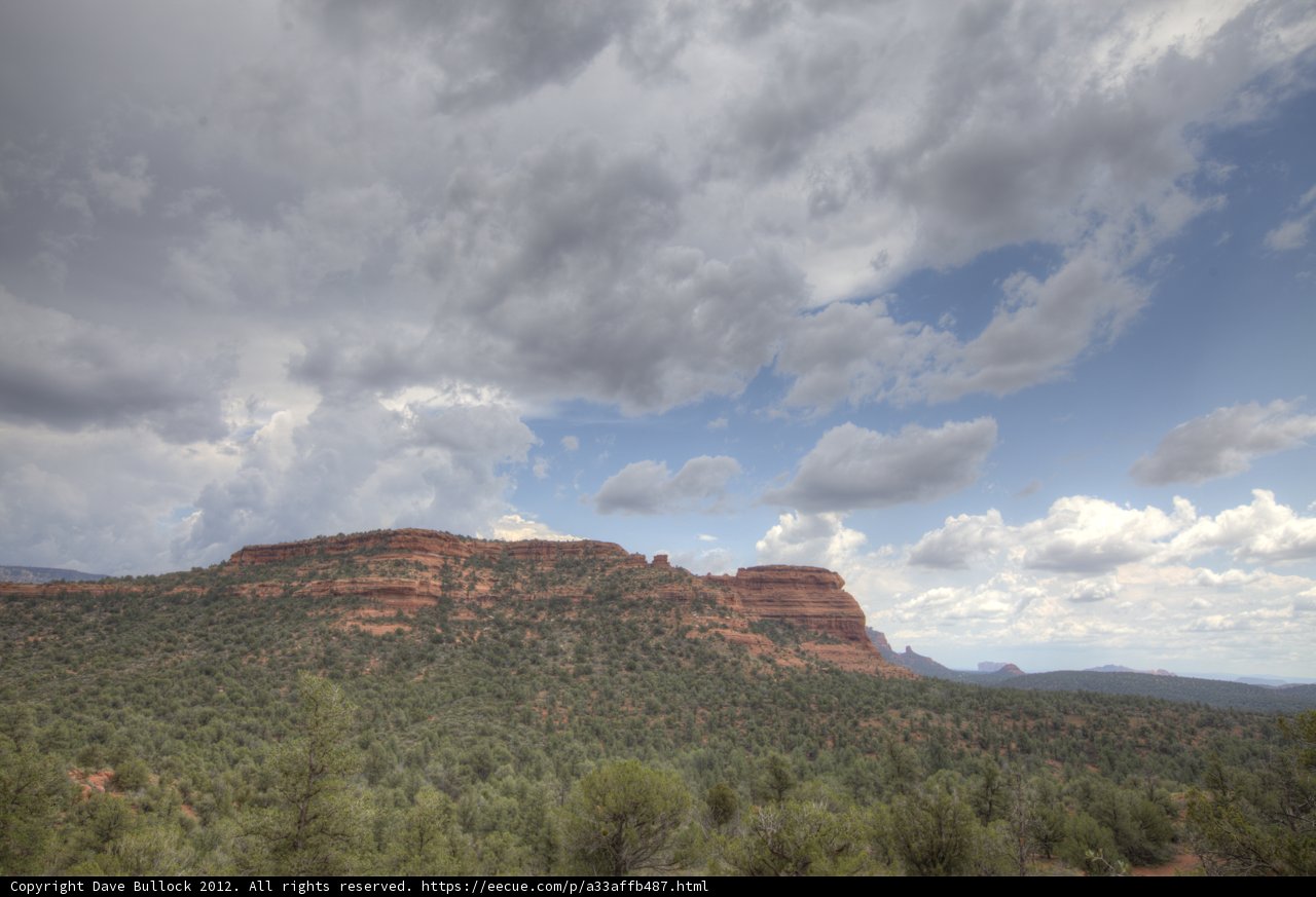 Red Rock Canyon under a Moody Sky