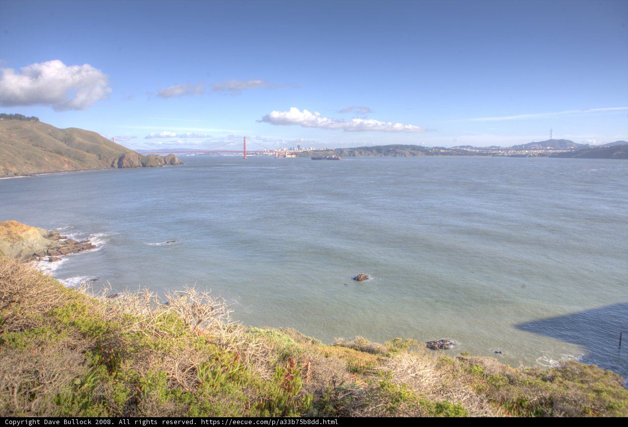 Overlooking the Promontory Bay