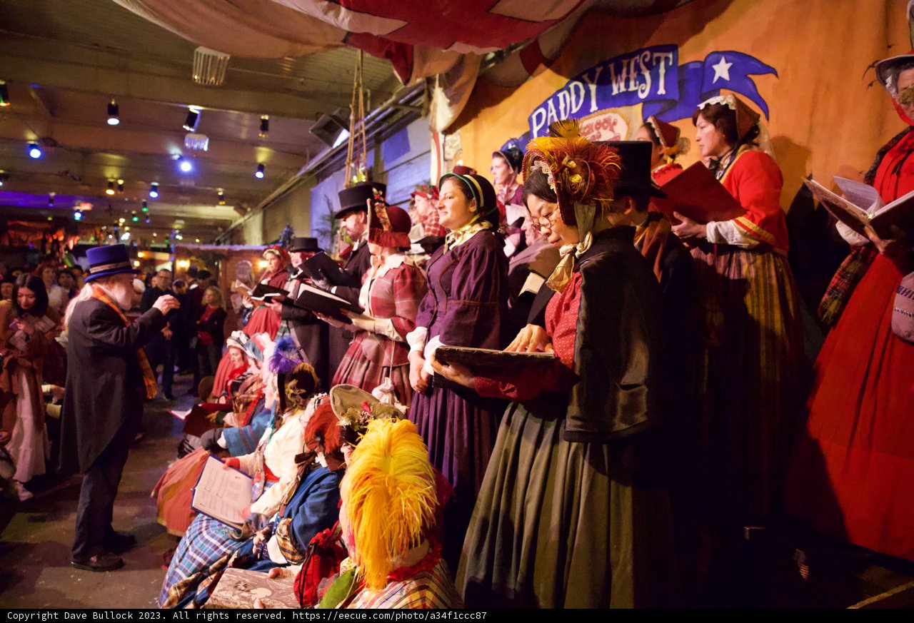 An Afternoon of Song at the Dickens Christmas Fair