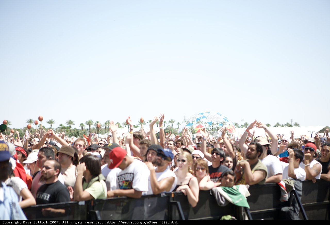 Coachella 2007 Music Festival Crowd