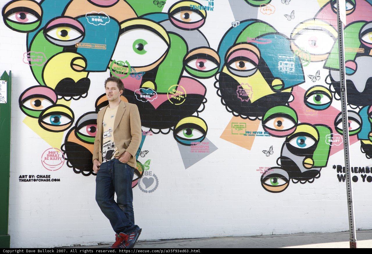 Colorful Faces and Jeans
