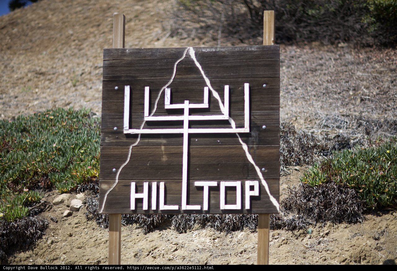 Hilltop Sign