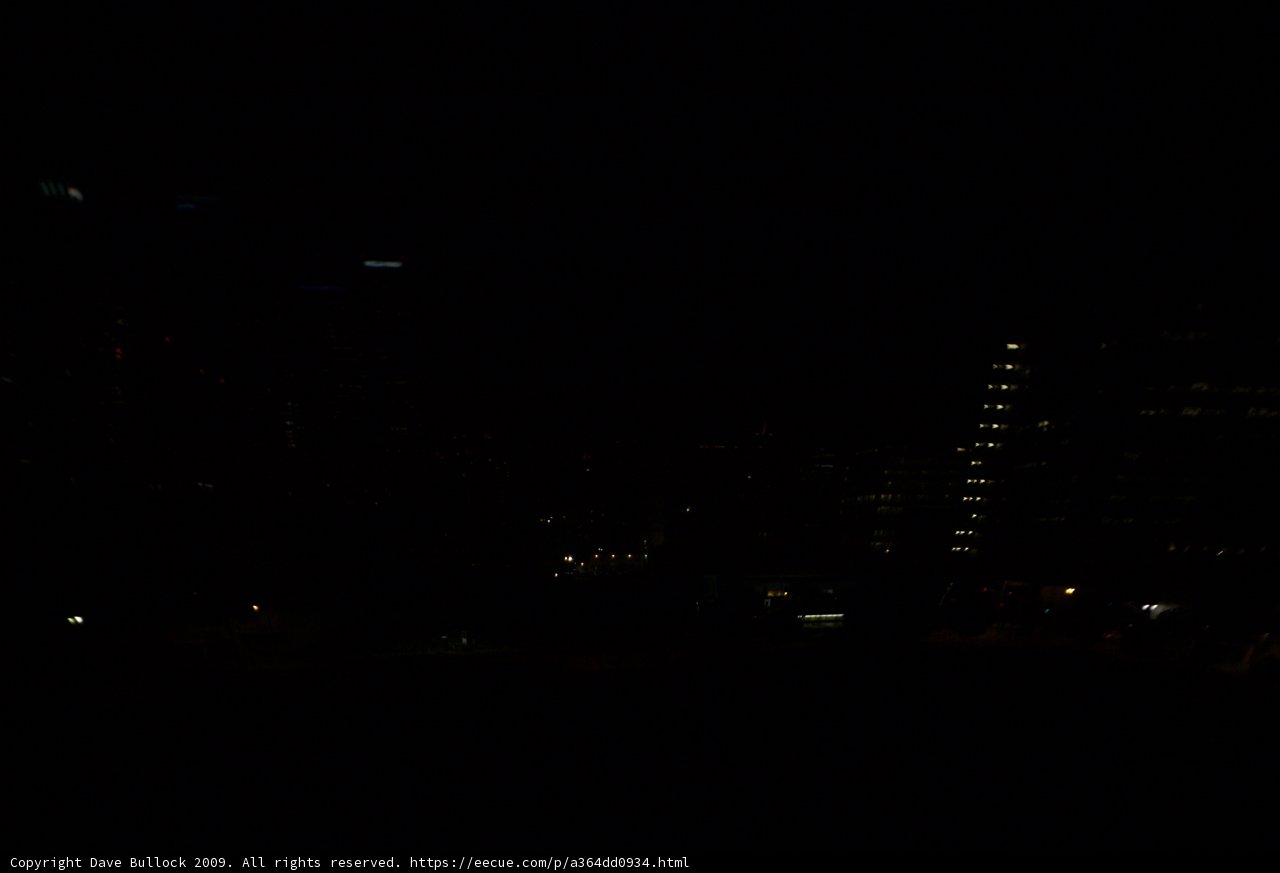 Night Sky over the Austin City Zoo