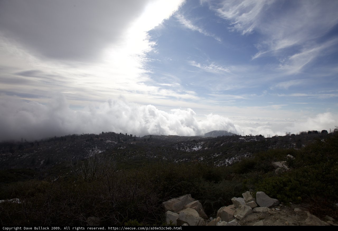 Clouds Atop the Mountain