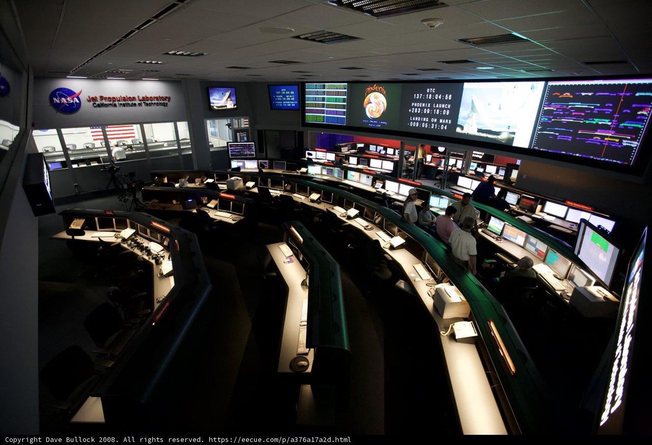 JPL's Mission Control: A High-Tech Room of Wonders