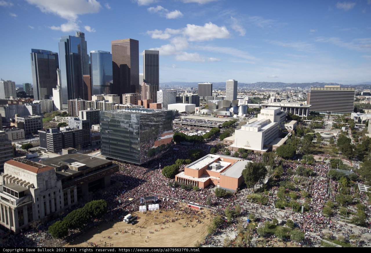 City Streets Overflowing with People