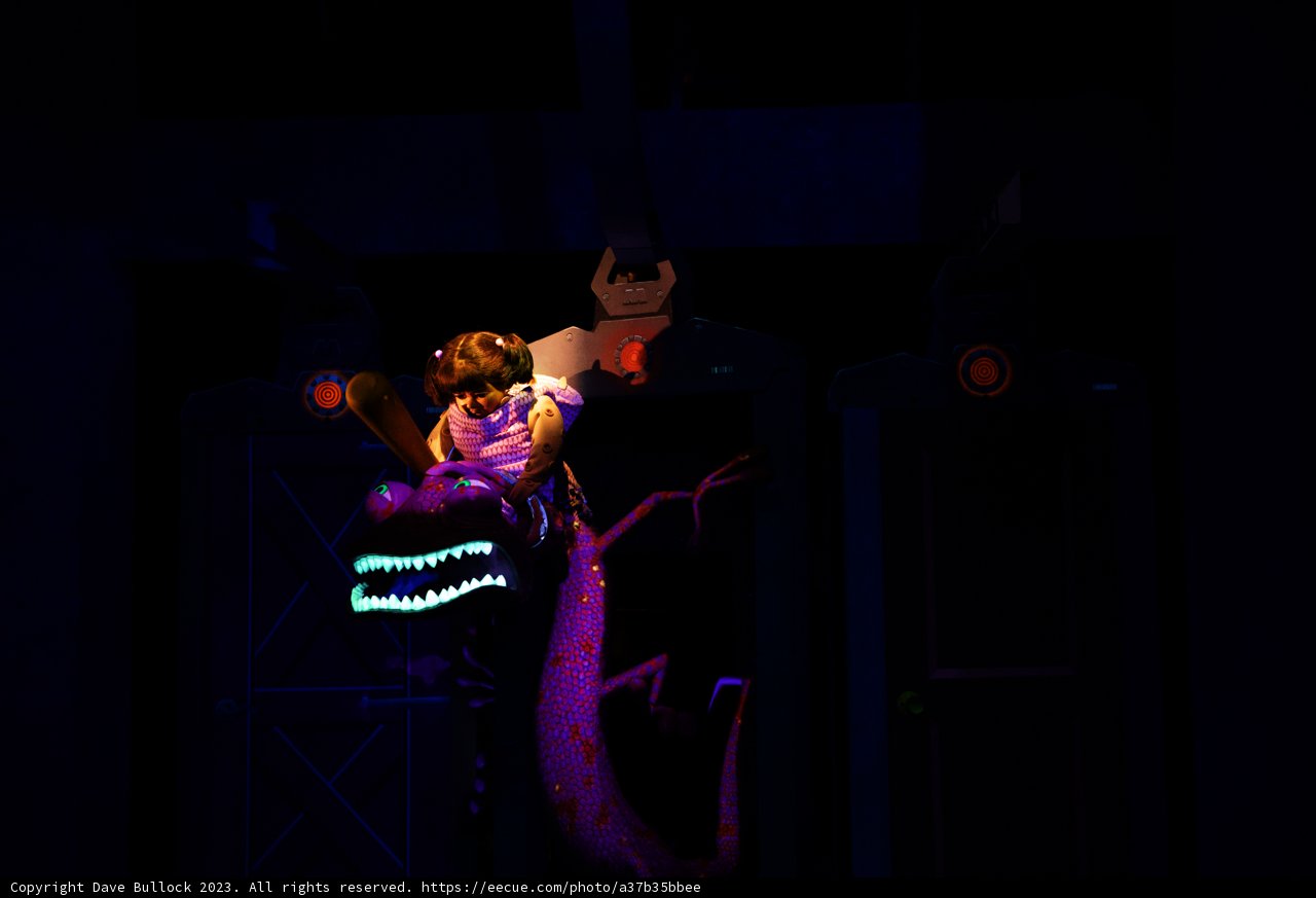 Magical Purple Dragon Performance