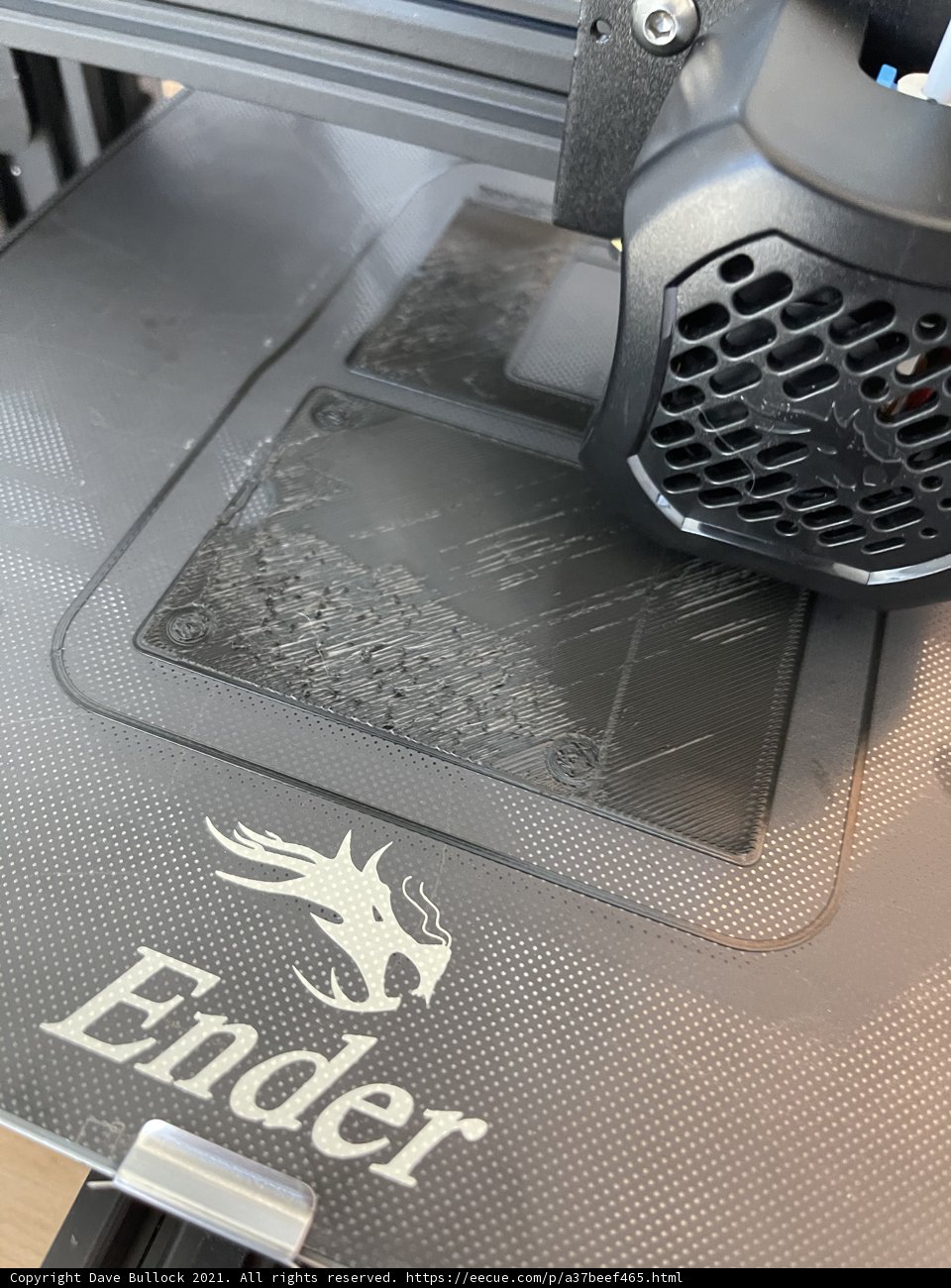 Ender 3D Printer with Custom Logo