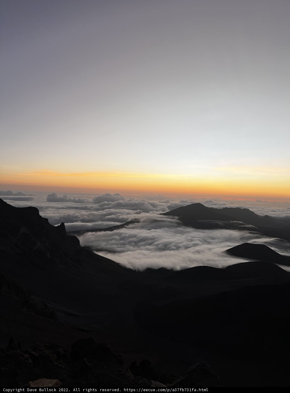 Sunrise Over the Majestic Haleakalā Mountains