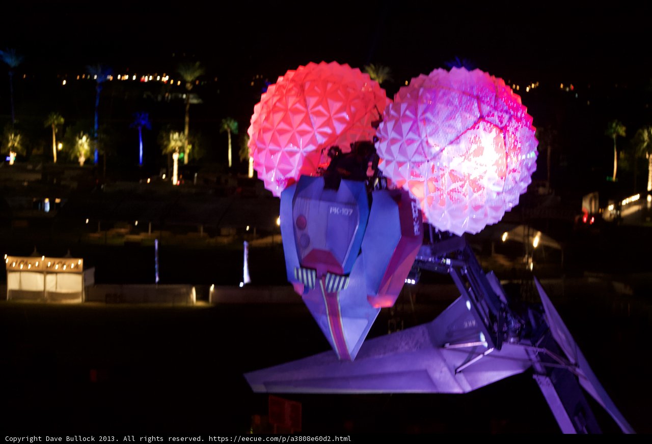 Illuminated Balloon at Coachella