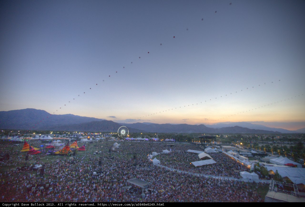 Coachella W1 Concert Crowd