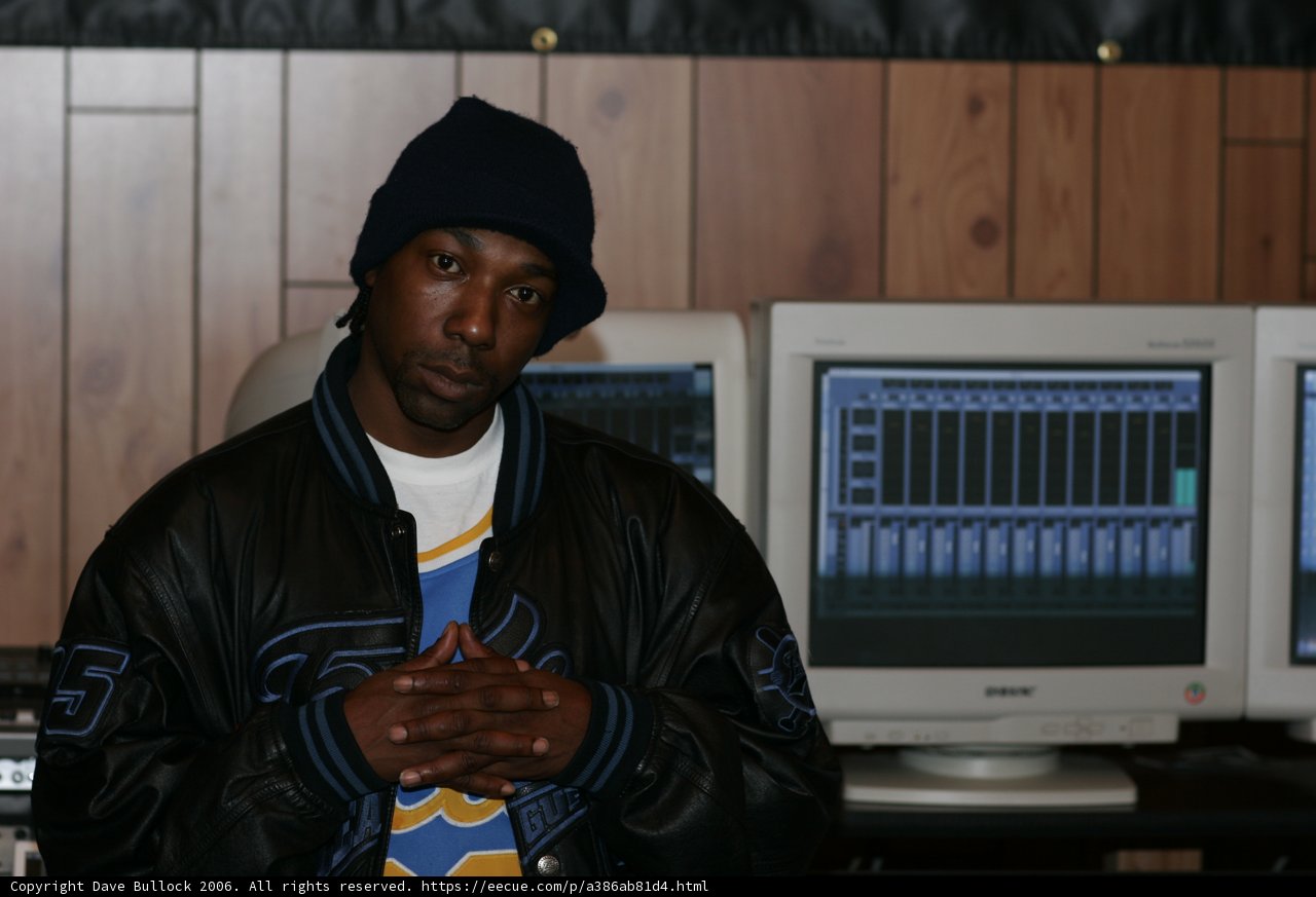 MC Eiht in a Black Jacket