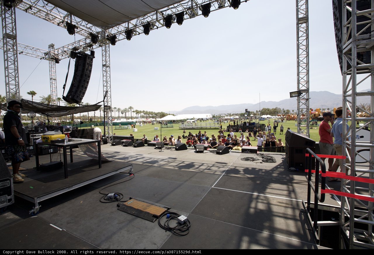 Coachella's Massive Stage Fills the Sky
