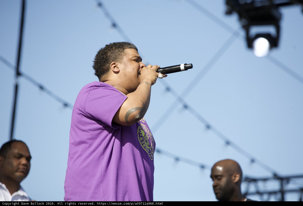 Purple Shirted Performer