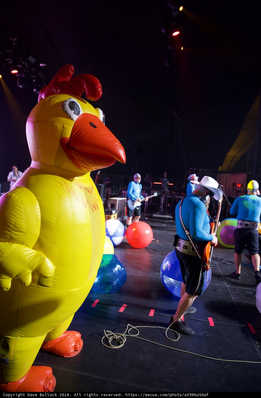 Eccentric Beats at Coachella 2024: Inflatable Fun and Guitar Riffs