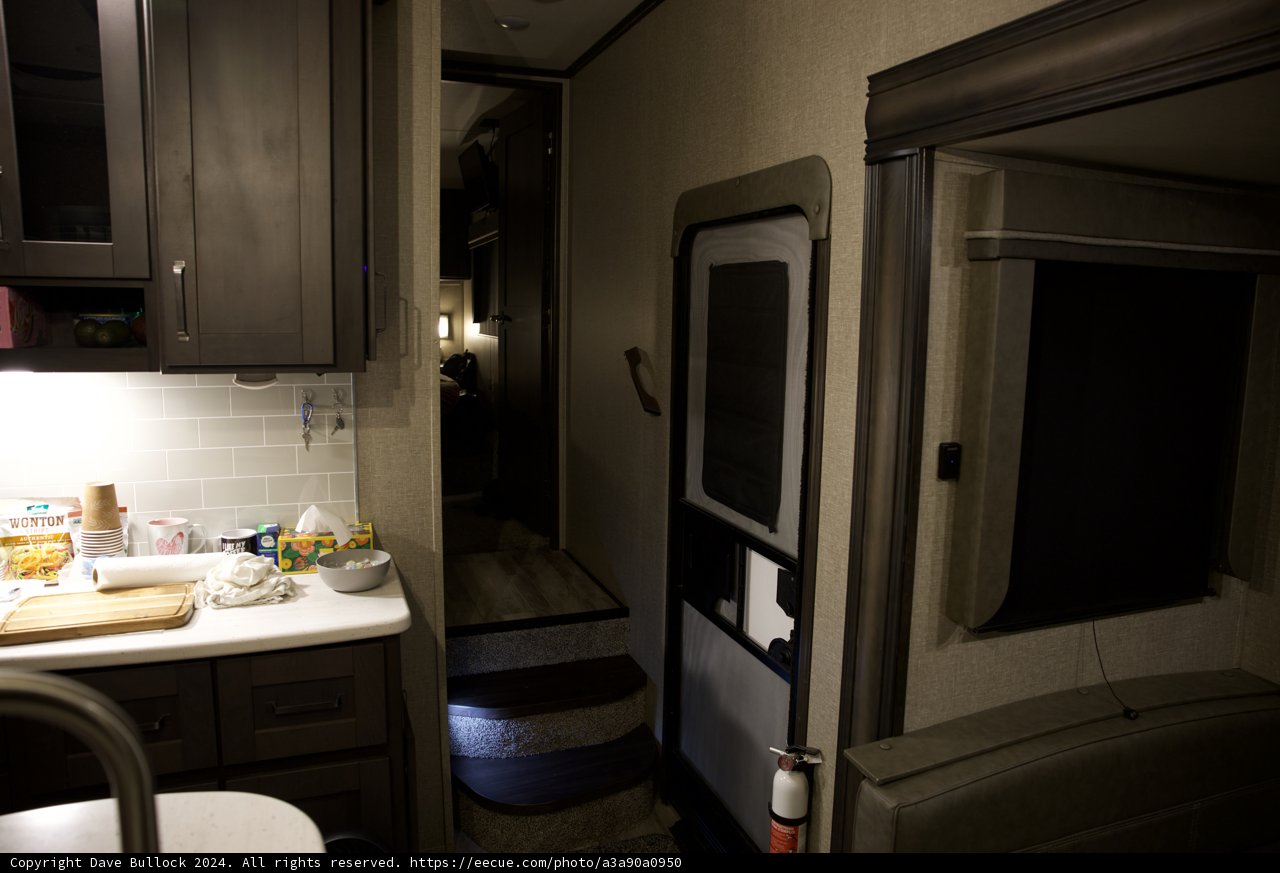 Compact Comfort: Inside a Modern Mobile Home Kitchen