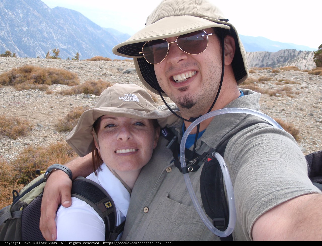 Couple Selfie at Summit of Mount Baldy