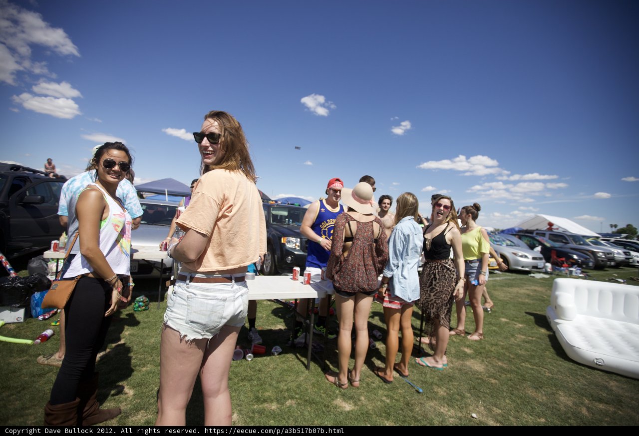 Robin Schulz and Friends Enjoying Coachella Outdoors