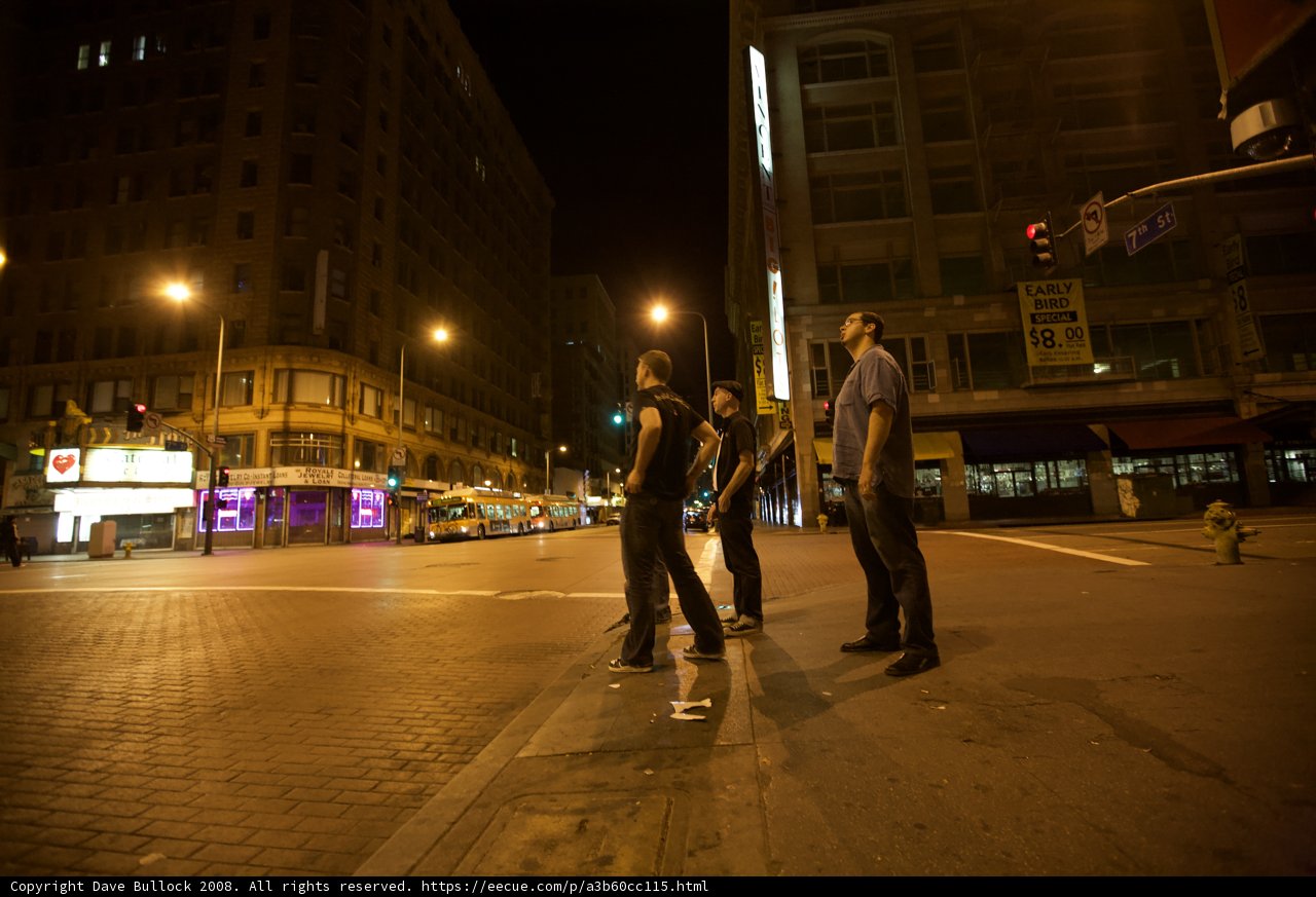 Nighttime Encounter in the Metropolis