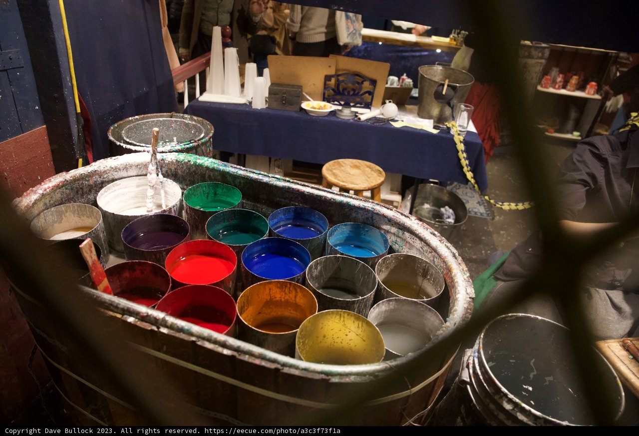 The Color Maestro at Dickens Christmas Fair, 2023