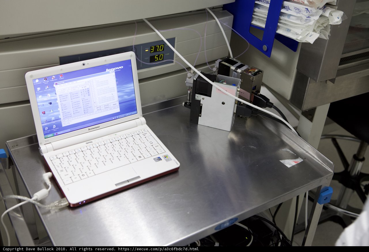 Laptop on a Metal Table