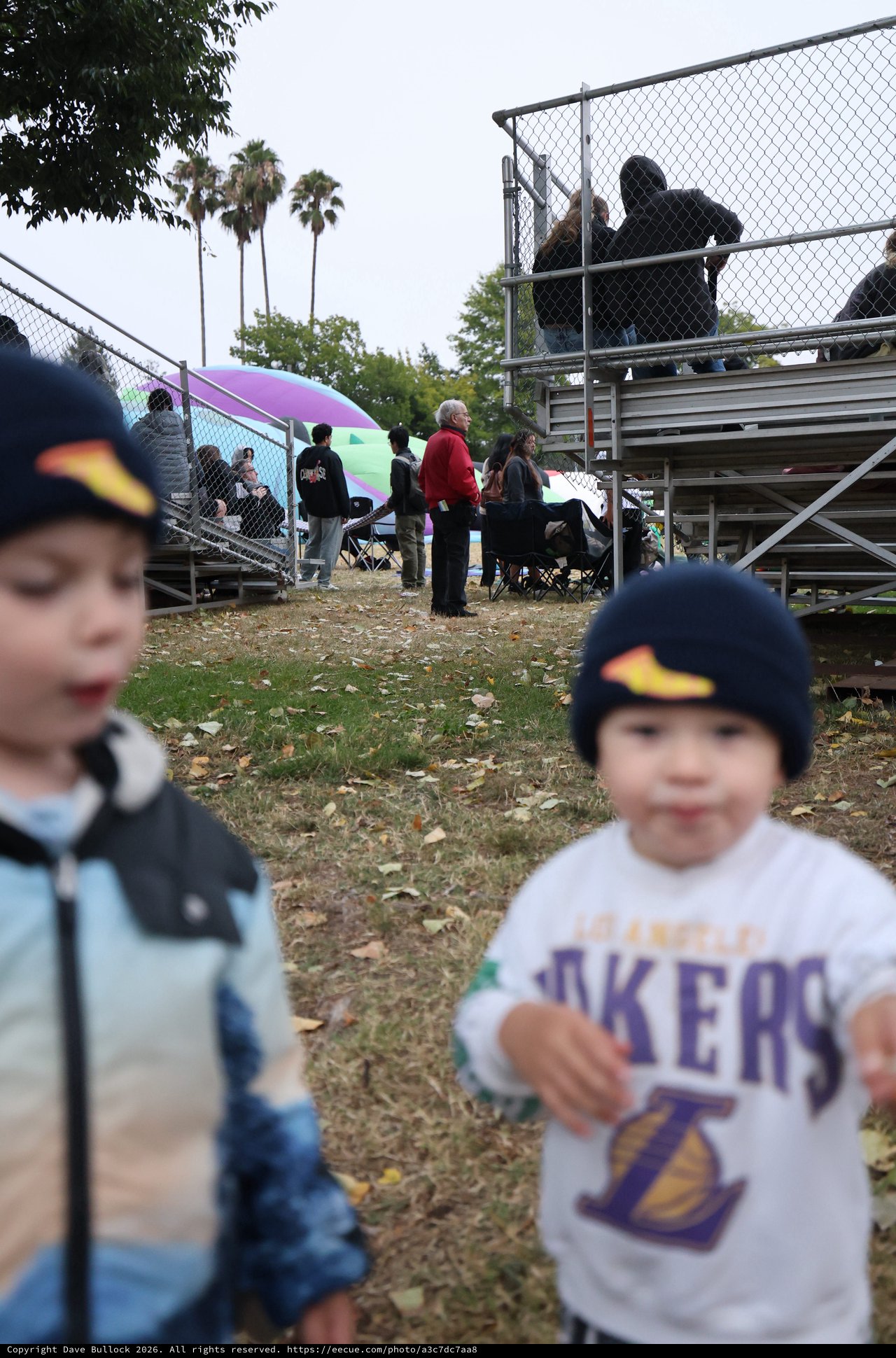 Young Lakers Fans at Hot Air Balloon Festival