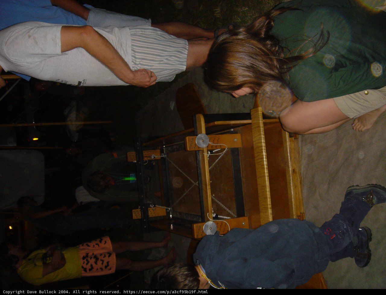 Gathered around the Plywood Table