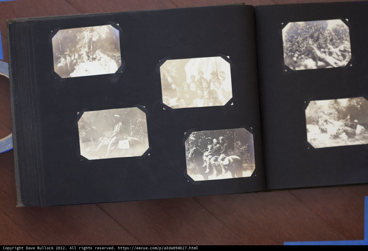 Family Memories on an Aluminum Book Cover