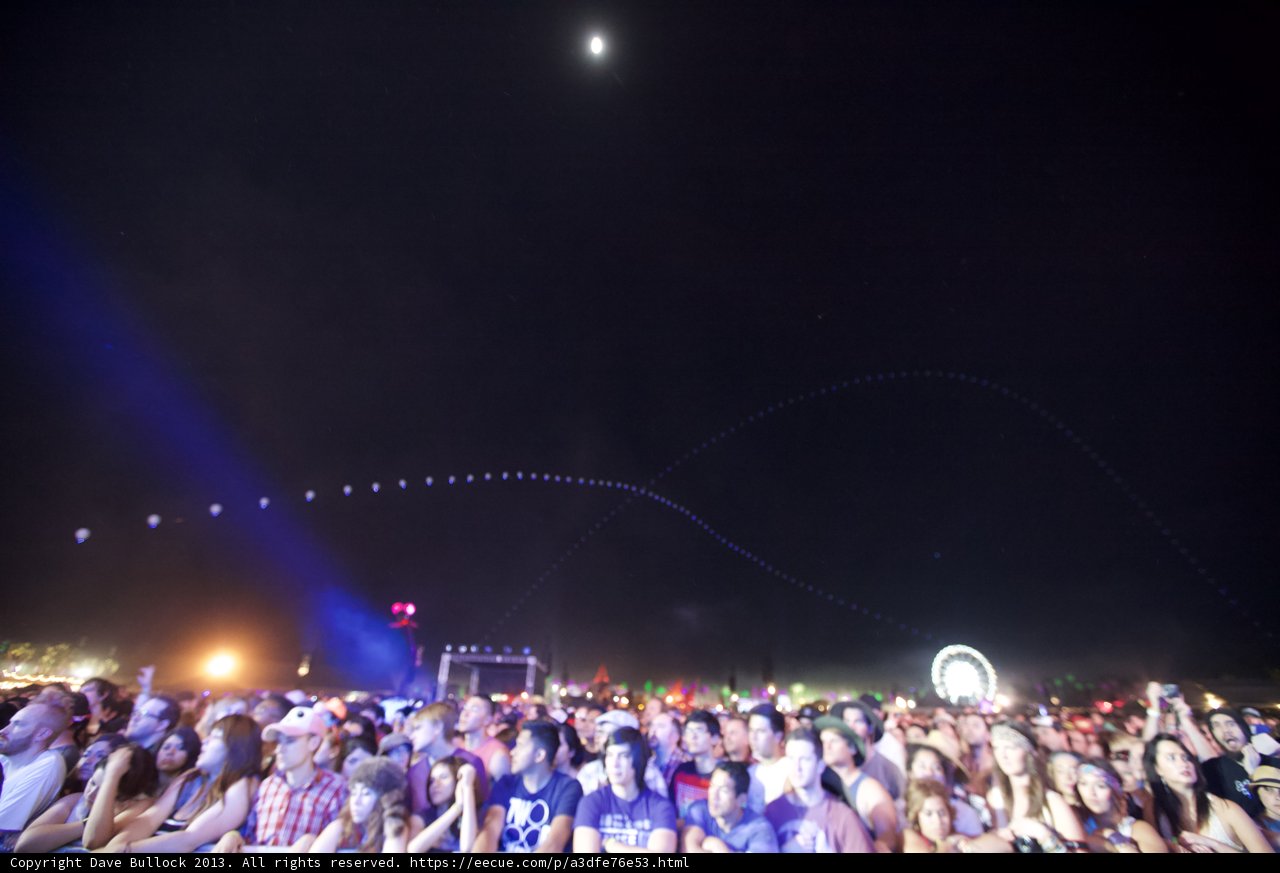 Night Sky Concert Crowd