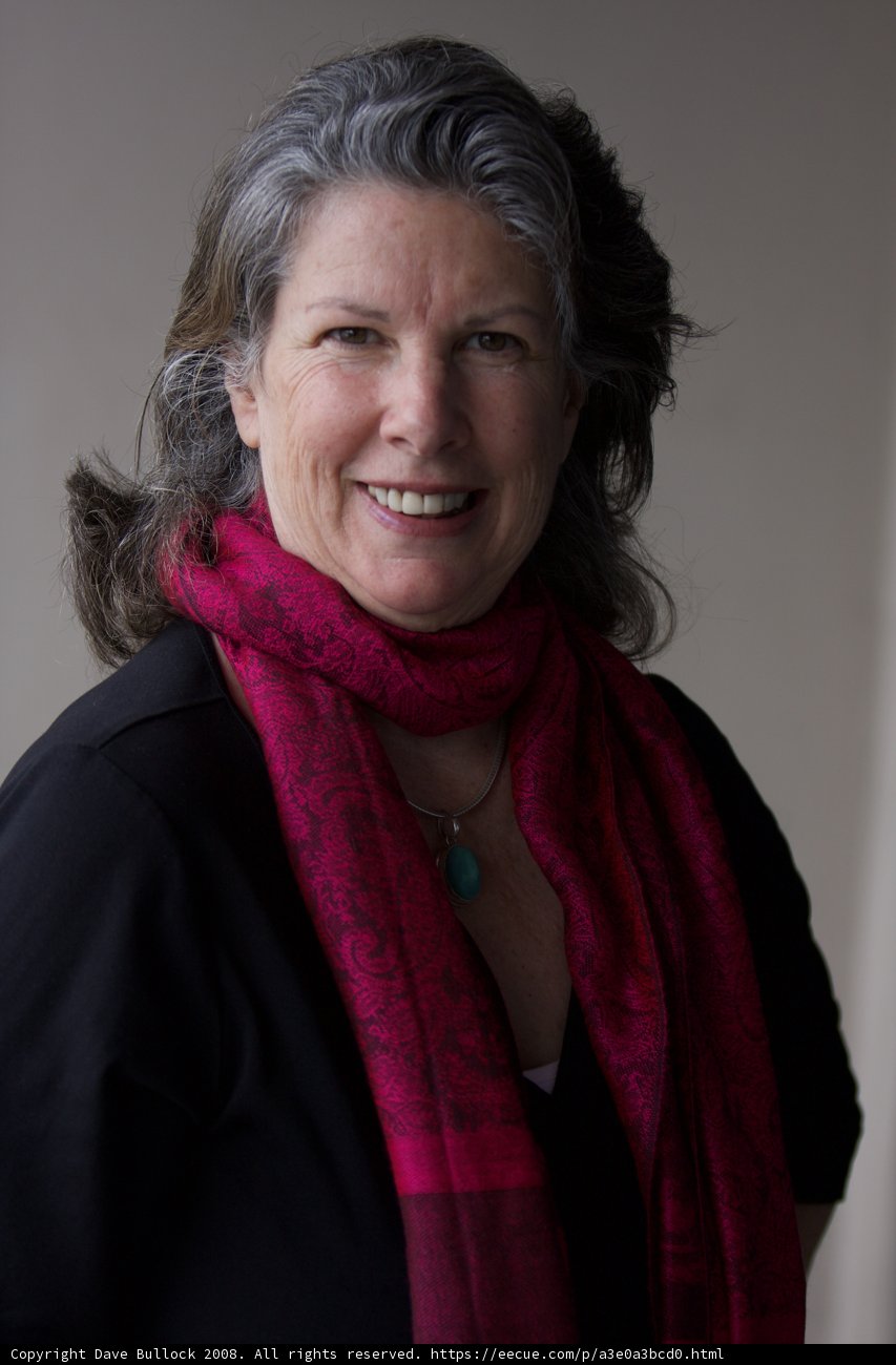 Pink Scarf and Grey Hair