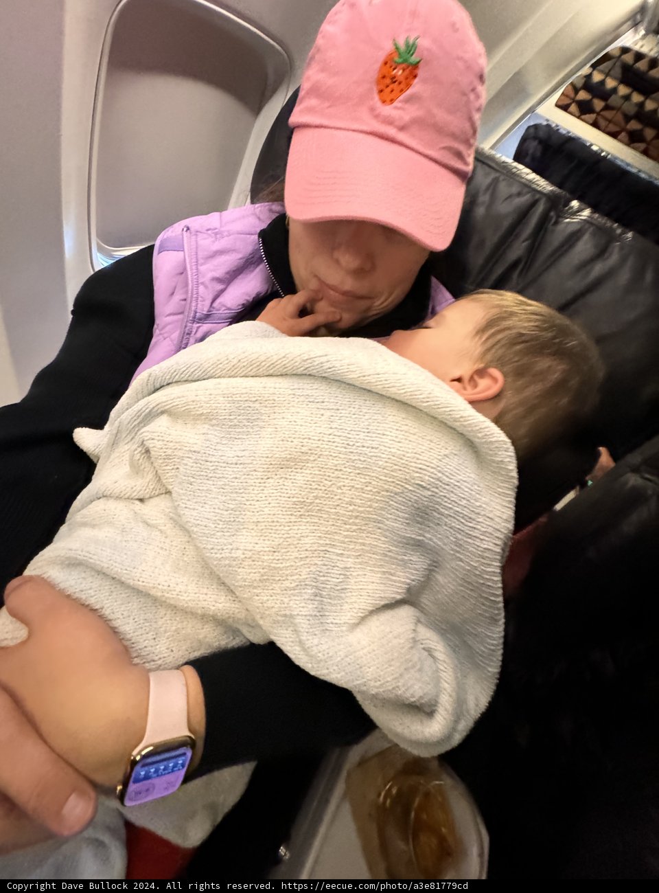 First Flight: Mother and Newborn at Barbara Jordan Terminal, Austin, Texas