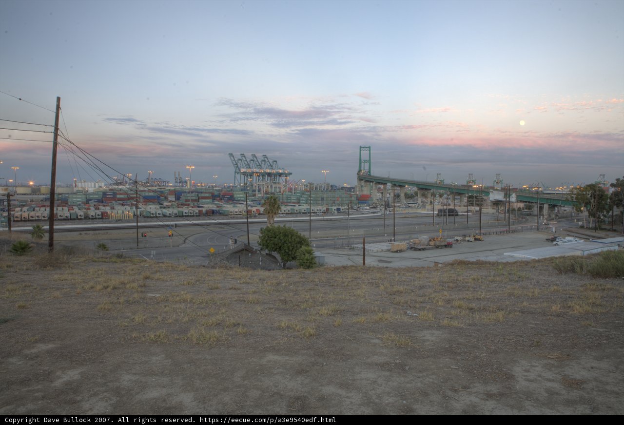 Port of Los Angeles at Dusk