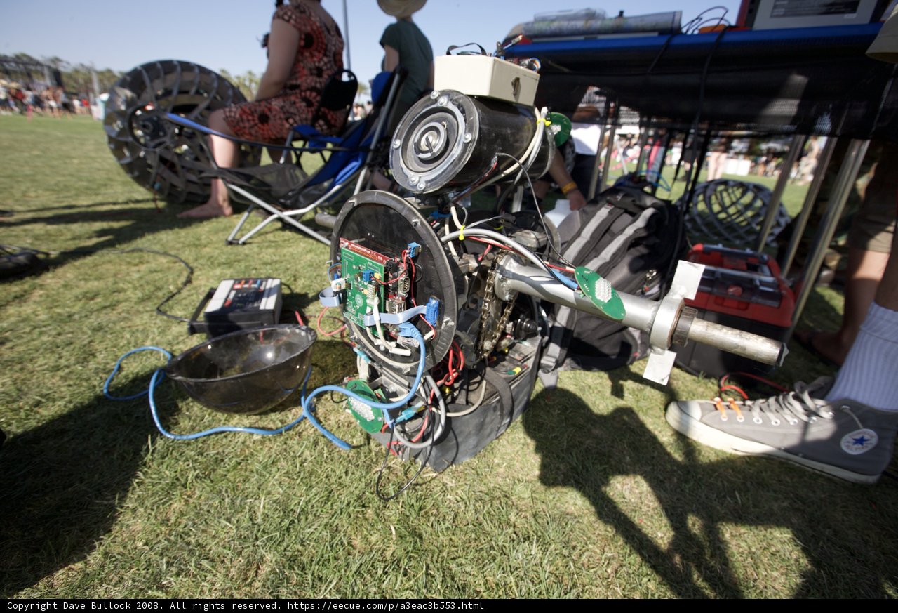 Motorcycle Engine on the Grass