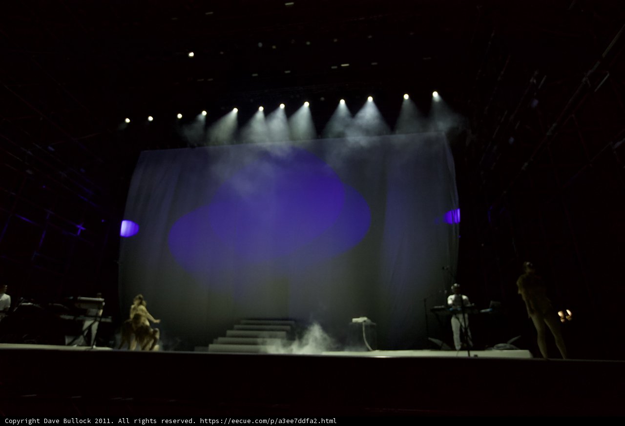 Blue Screen Stage at Coachella 2011