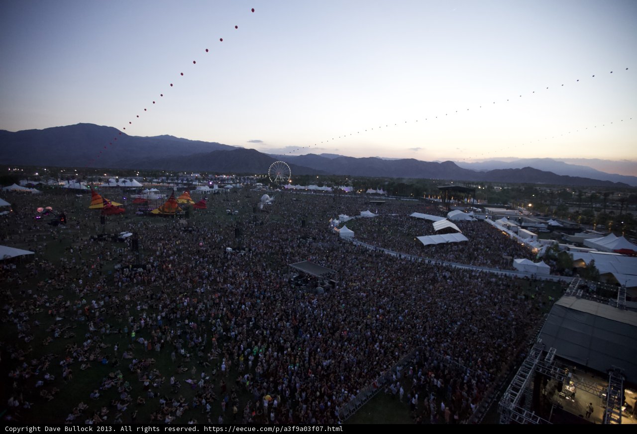 Coachella Concert Crowd
