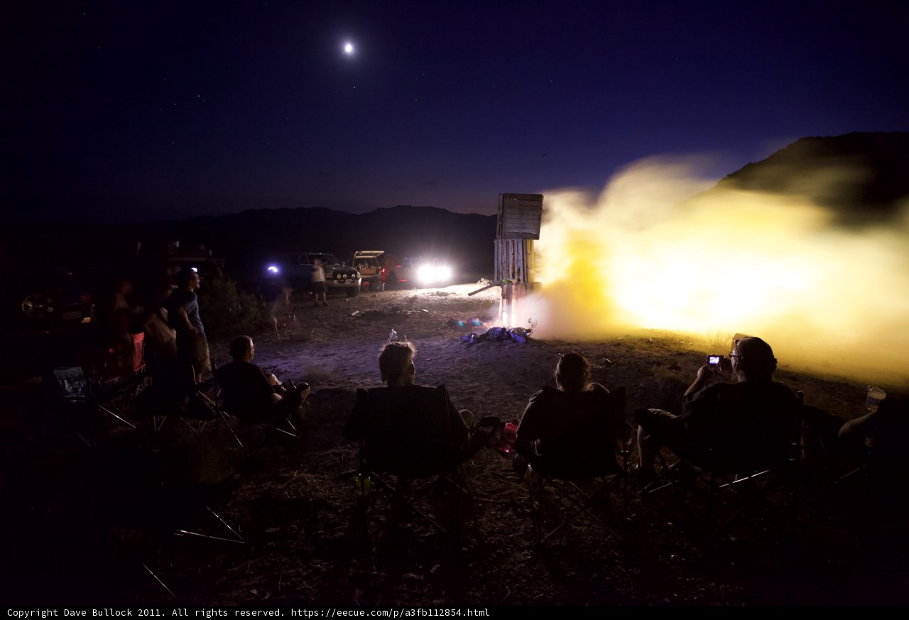 Rocket Launch Spectators