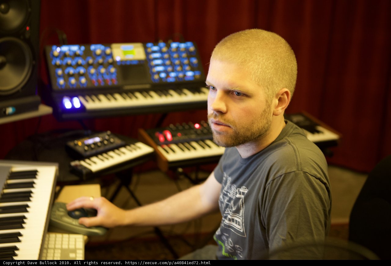 Morgan Page in the Recording Studio