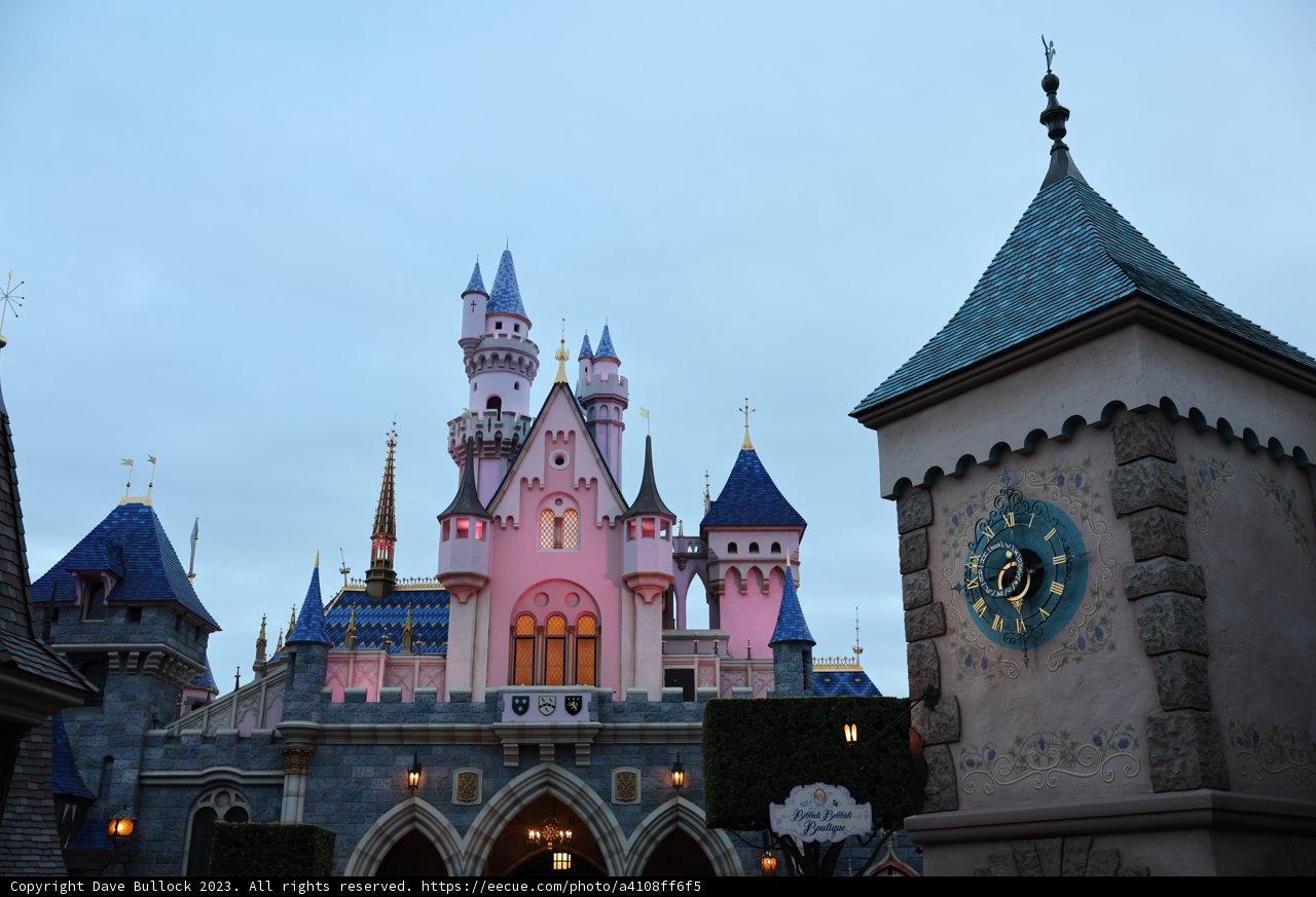 Twilight at the Enchanting Clock Tower Castle