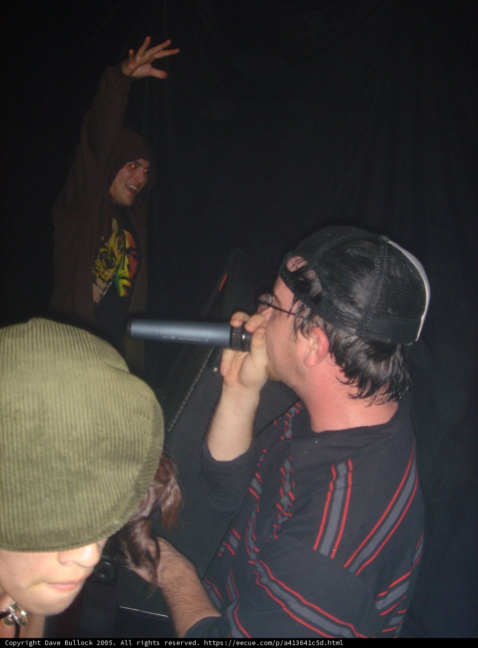 Mic in Hand: A Nightclub Performance