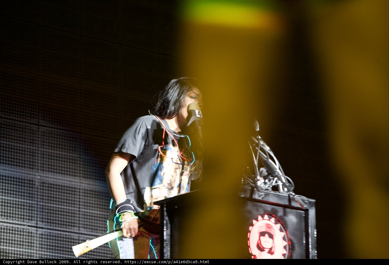 Entertainer on stage with a guitar