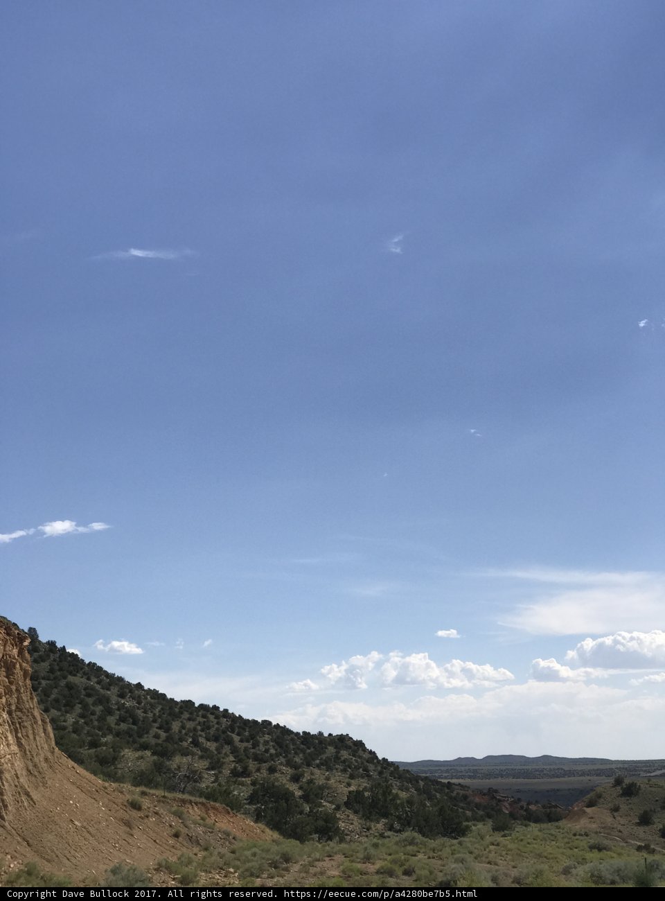 Hilltop Scenery of Santa Fe Plateau