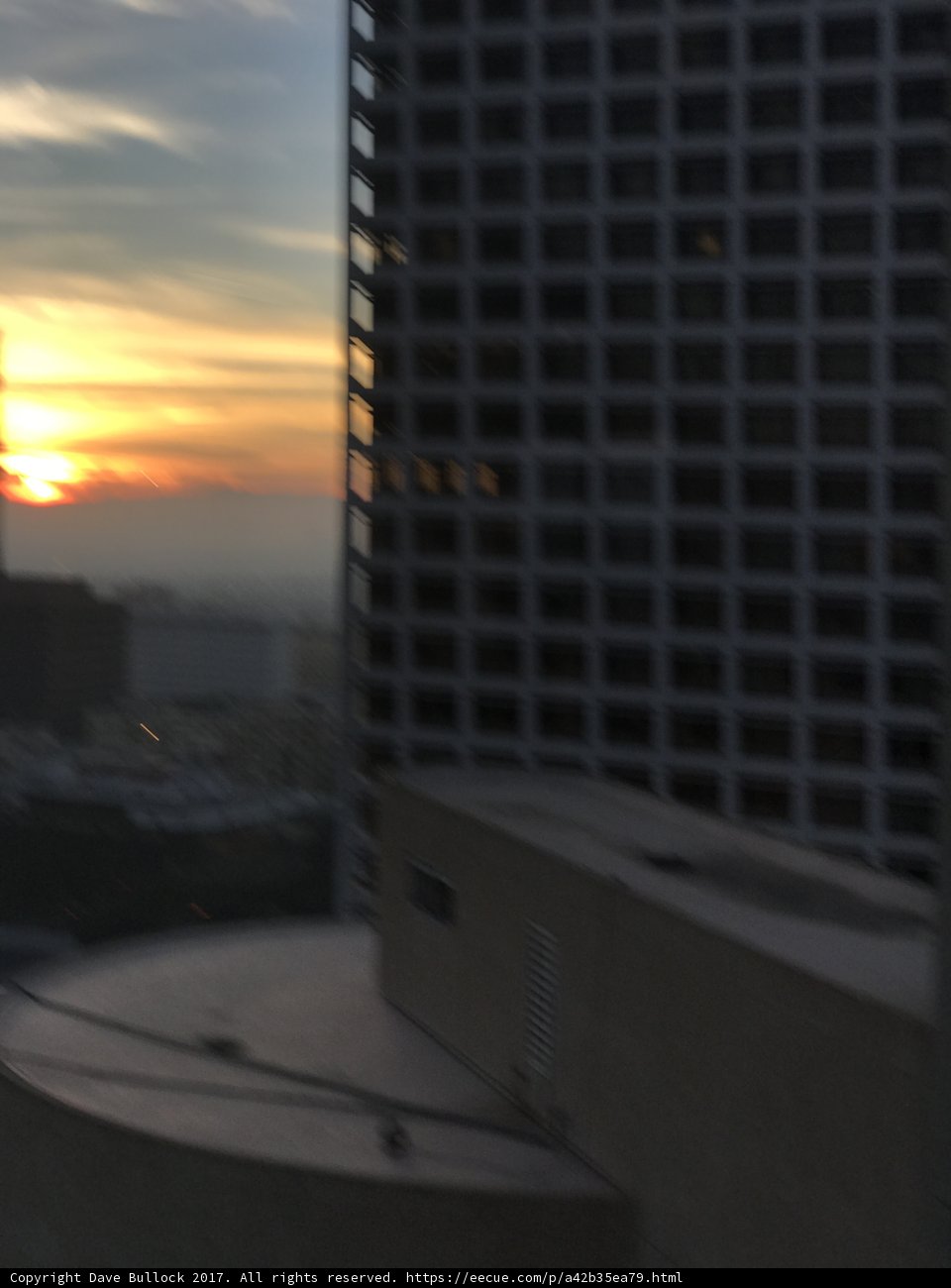 Houston Office Sunset