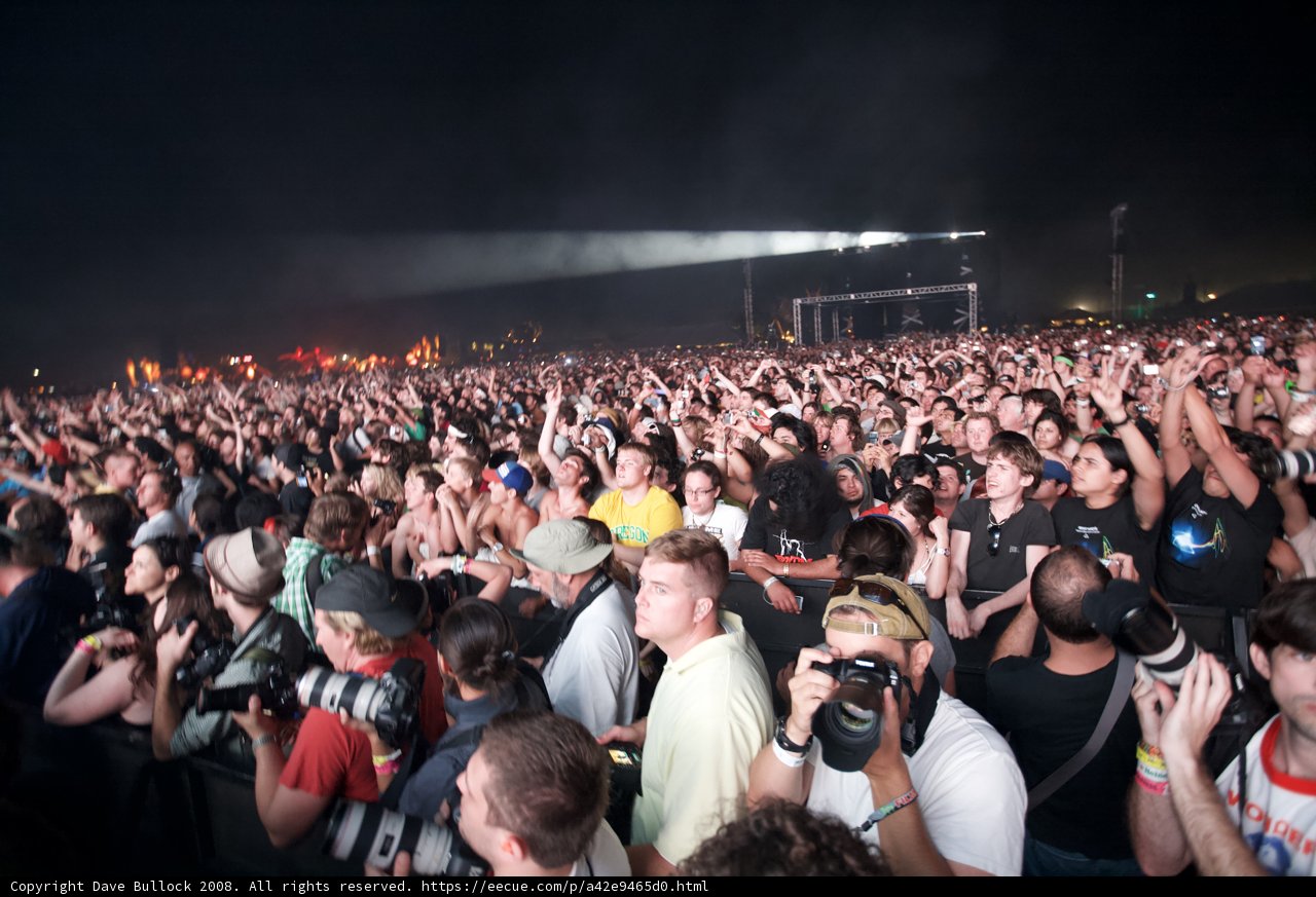 Coachella 2008: Hands Up in the Night Sky