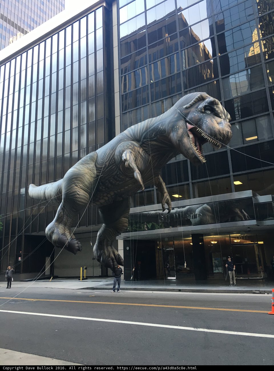 Dino-mite View of the City
