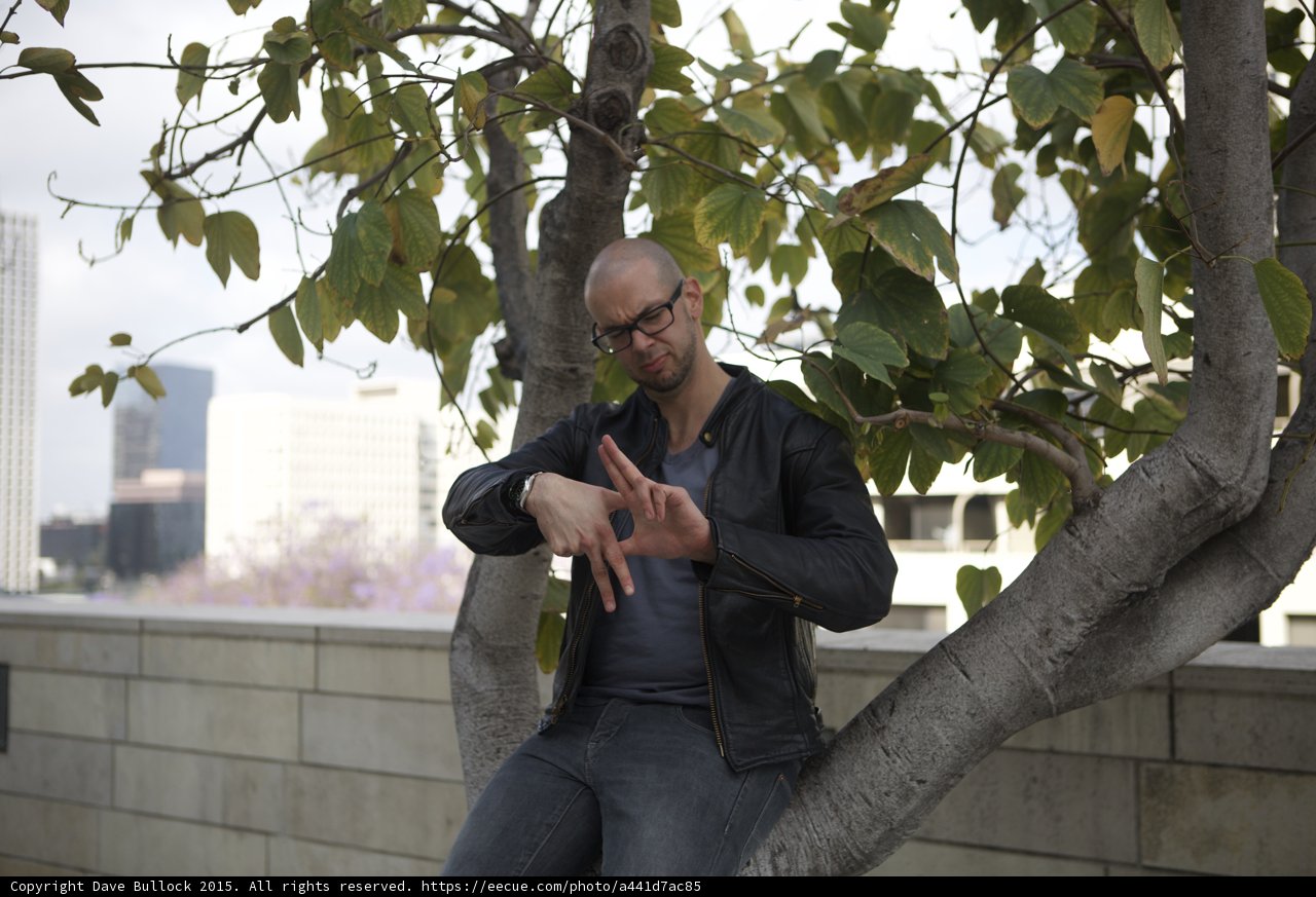 Tree Pose Hand Gesture