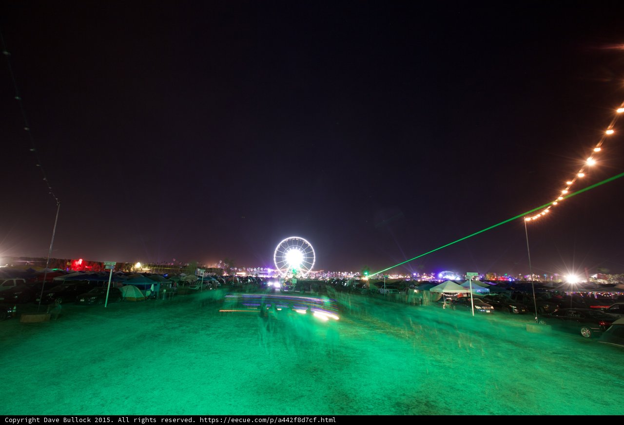 Light Trails at Camp