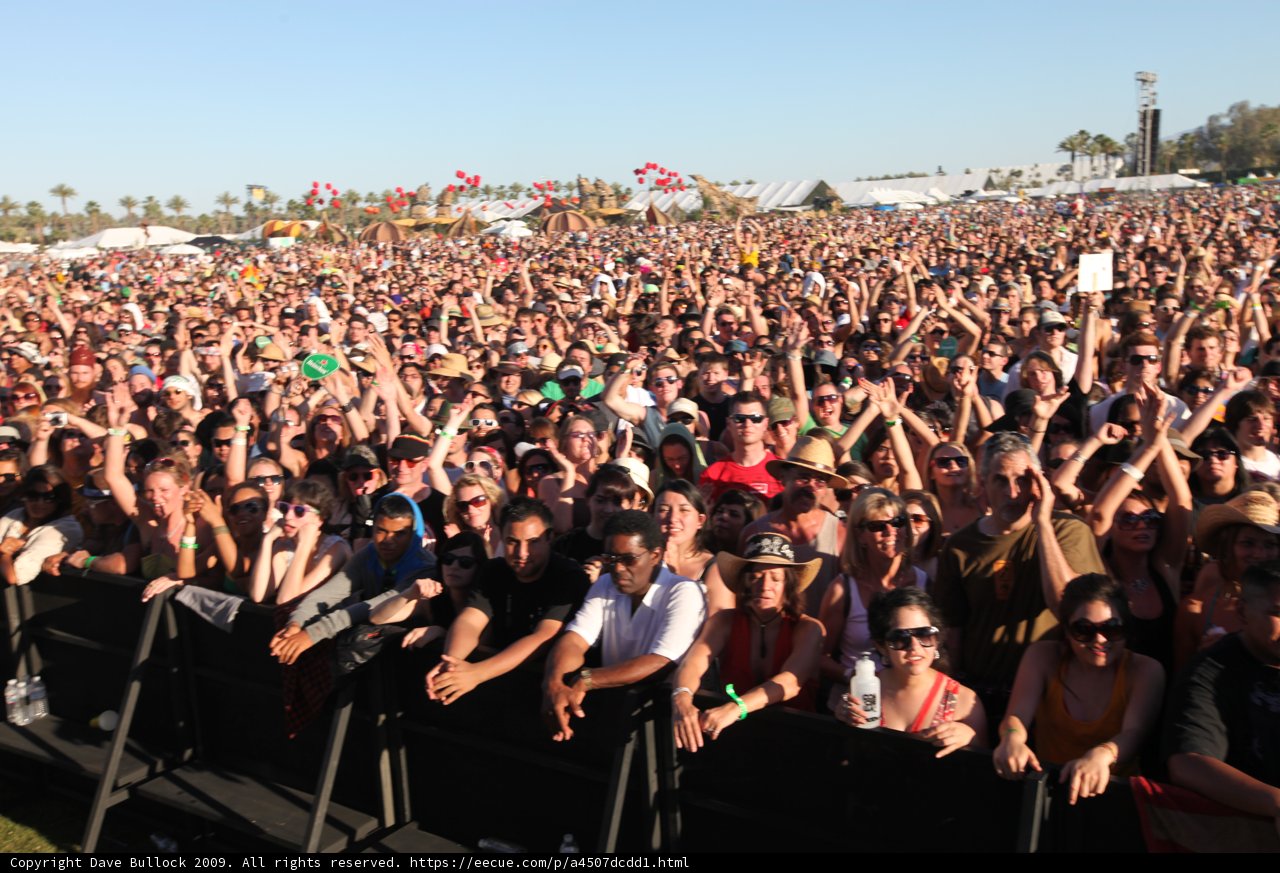 Jamming under the sunny sky at Coachella