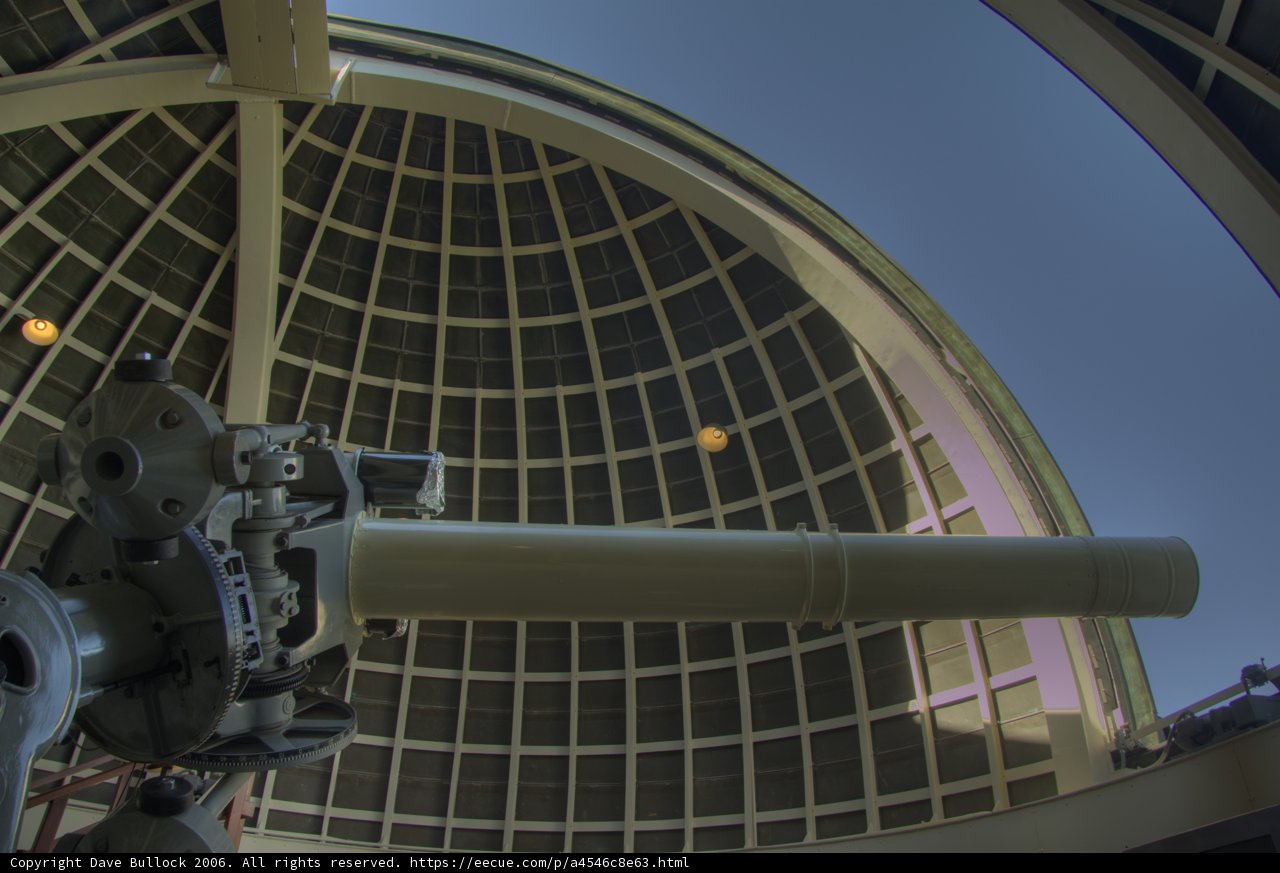 The Observatory Telescope under a Blue Sky