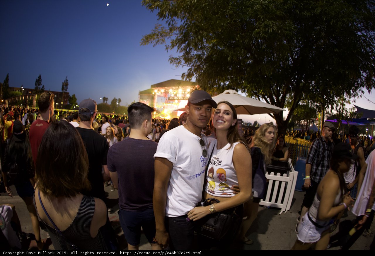 Couple at Festival Blue Hour